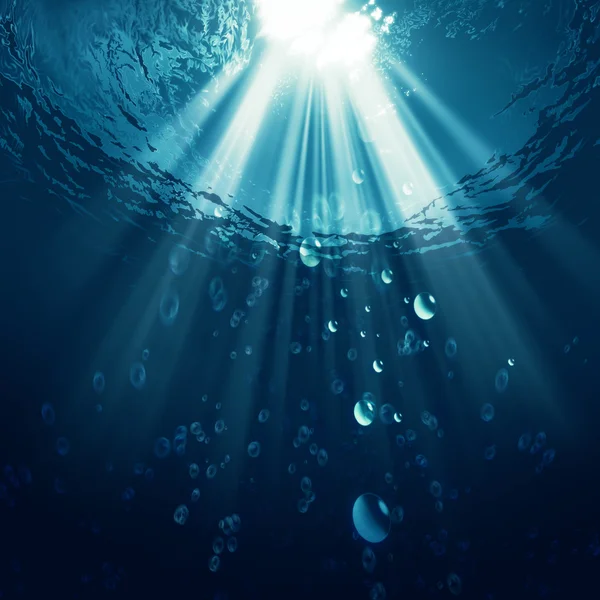 Océano azul profundo — Foto de Stock