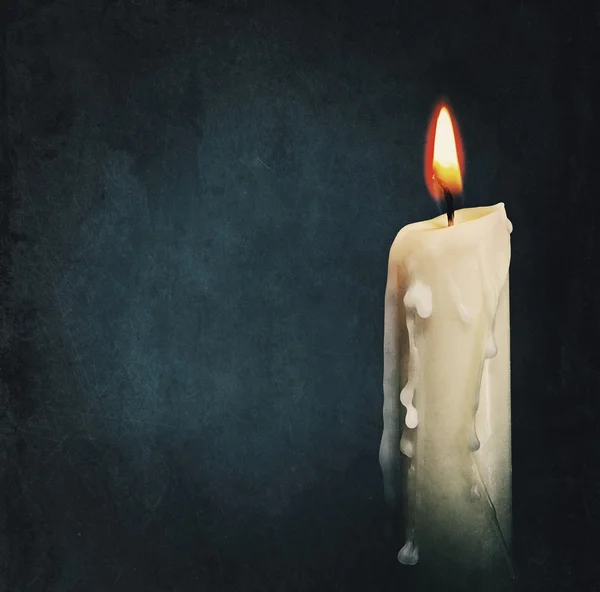 Burning candle — Stock Photo, Image