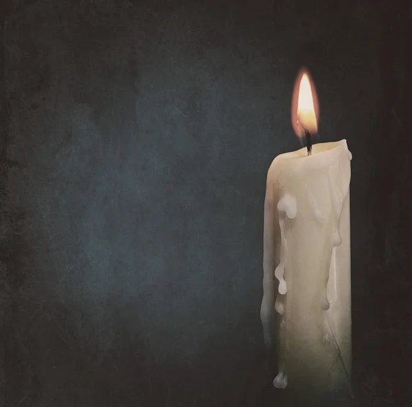 Burning candle — Stock Photo, Image