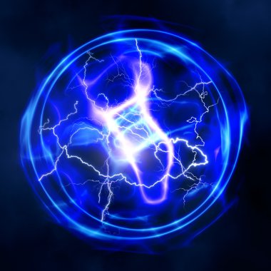 Abstract power and electricity background clipart