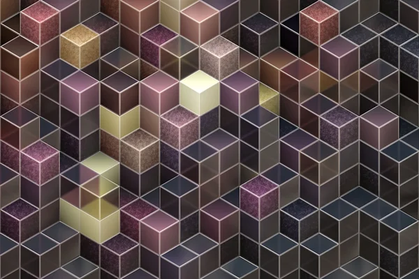 Abstract cubic background — Stock Photo, Image