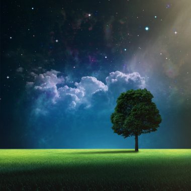 gece manzara arka plan