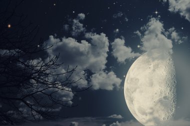 yıldızlı gece arka plan