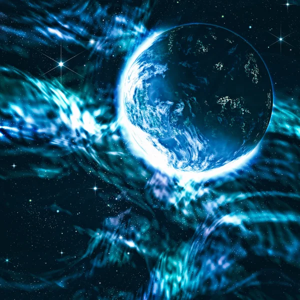 Weltraum und Wissenschaft Hintergrund — Stockfoto