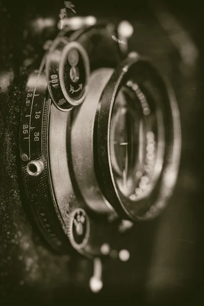 Retro lens close-up — Stockfoto