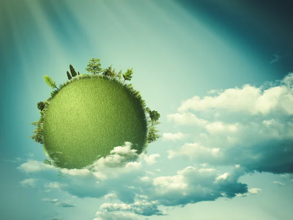 Koncepcja Zielona planeta — Zdjęcie stockowe