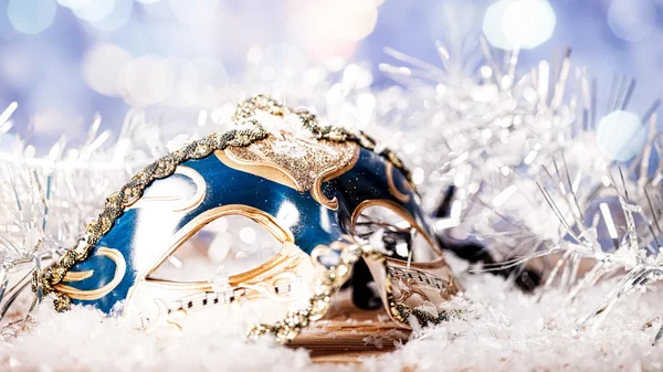 Kerst nacht carnaval masker — Stockfoto