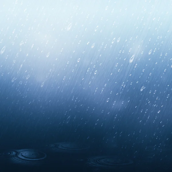 Rainy water background — Stock Photo, Image