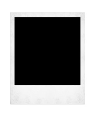 bir polaroid kartı