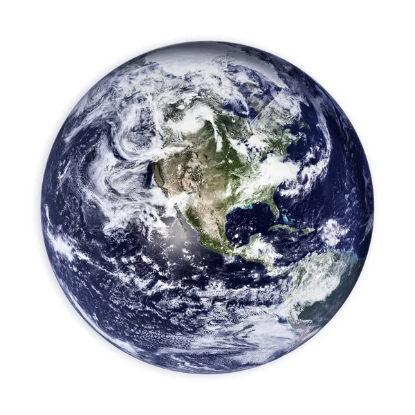 Earth globe isolated — Stock Photo, Image