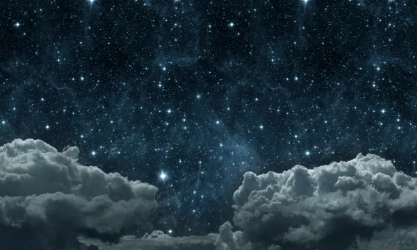 Backgrounds night sky — Stock Photo, Image