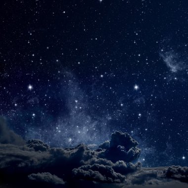  Bir gece gökyüzü