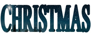 Yıldız, İsa Mesih 'in yemliğinin üzerinde parlıyor..