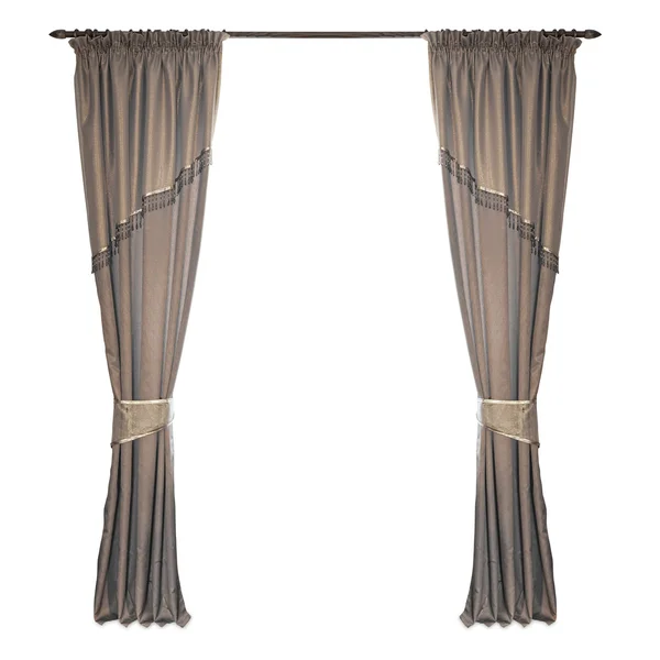 Fabric curtains — Stock Photo, Image