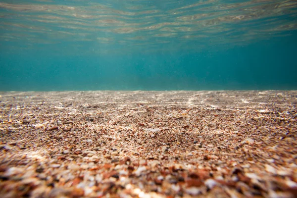 Underwater sand on the beach — Stock Photo, Image