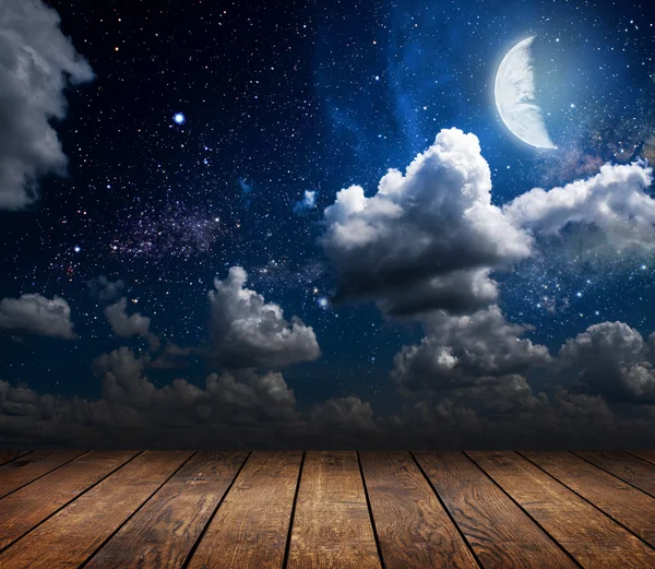 Background night sky with stars — Stock Photo, Image