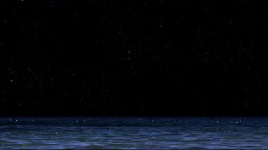 Gece gökyüzünde dağların manzaralı bir yıldız hareketi. - Evet. Yüksek kalite 4k görüntü