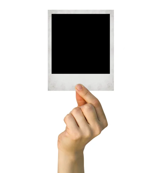 A polaroid card — Stock Photo, Image