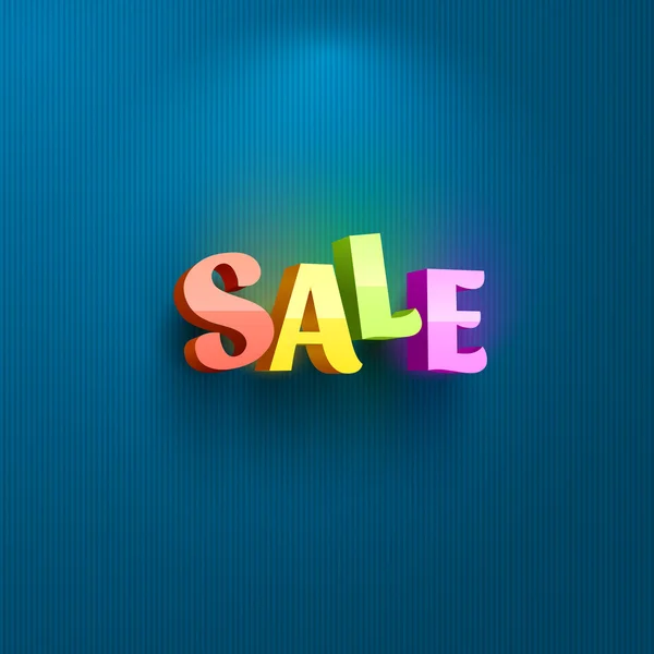 Sale placard for advertising text — Stock Vector