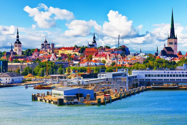 Panorama de Tallin, Estonia — Foto de Stock