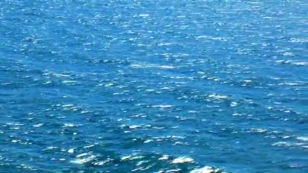 Mooie blauwe water achtergrond — Stockvideo