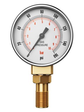 Yüksek basınçlı endüstriyel gaz ölçer veya manometre