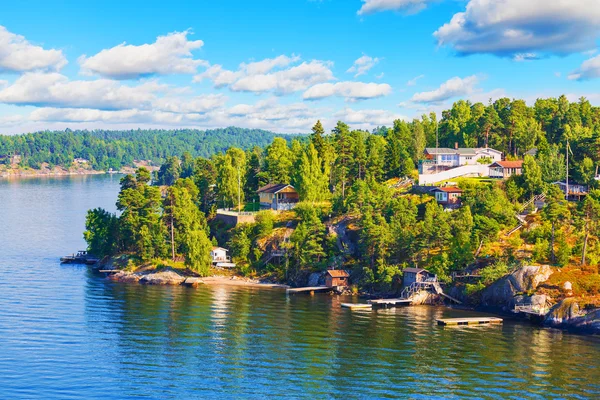 Schwedische Inseldörfer — Stockfoto