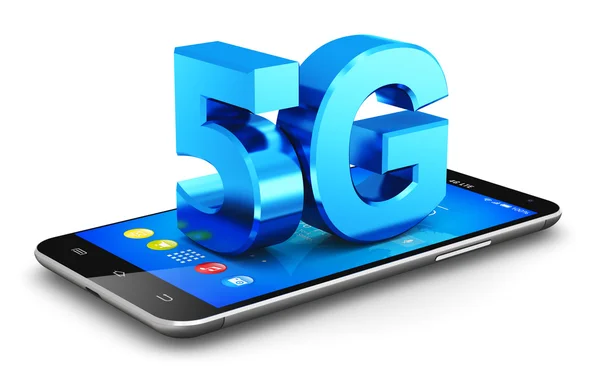 Концепція технології бездротового зв'язку 5G — стокове фото