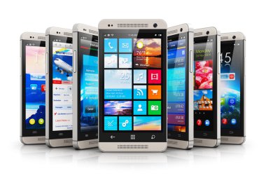 modern dokunmatik ekran smartphones topluluğu