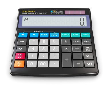 Office electronic calculator clipart