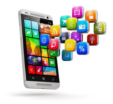 mobil uygulamalar ve internet kavramı