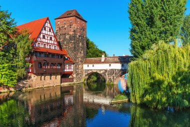 Old Town in Nuremberg, Germany clipart