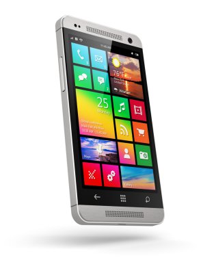 Modern dokunmatik ekran smartphone
