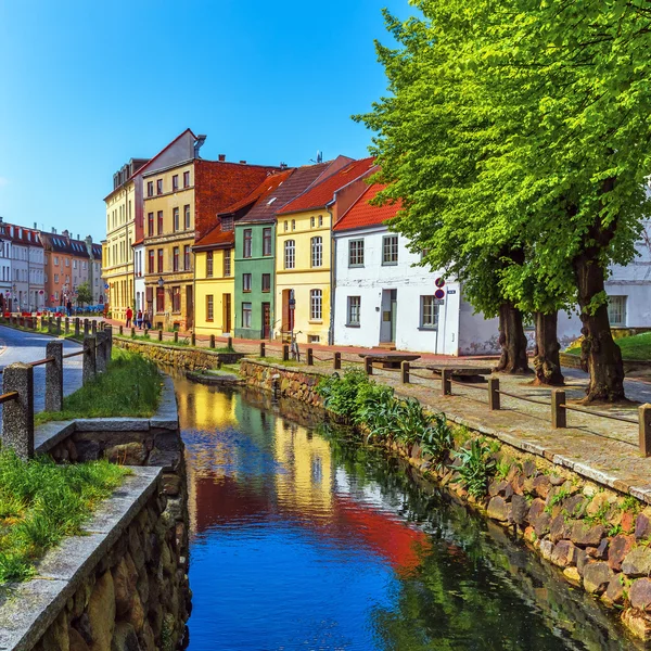 Cidade Velha de Wismar, Alemanha — Fotografia de Stock