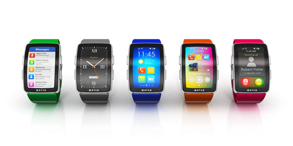 Collection of smart watches