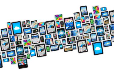 Mobile devices clipart
