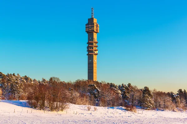 Televisietoren in Stockholm, Zweden — Stockfoto