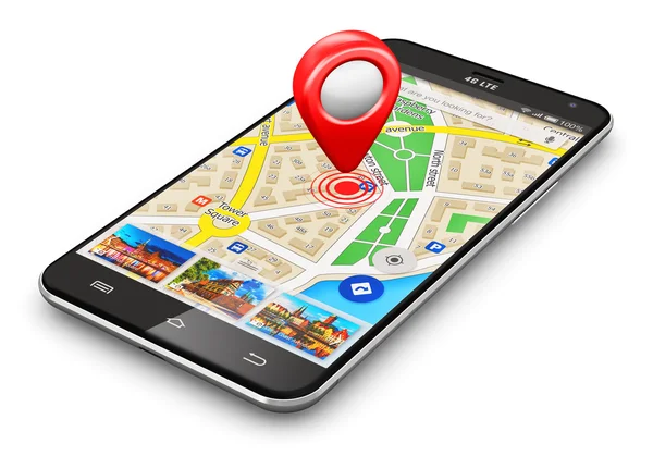 GPS navigasyon kavramı — Stok fotoğraf