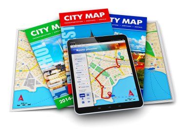 GPS navigasyon, seyahat ve Turizm kavramı