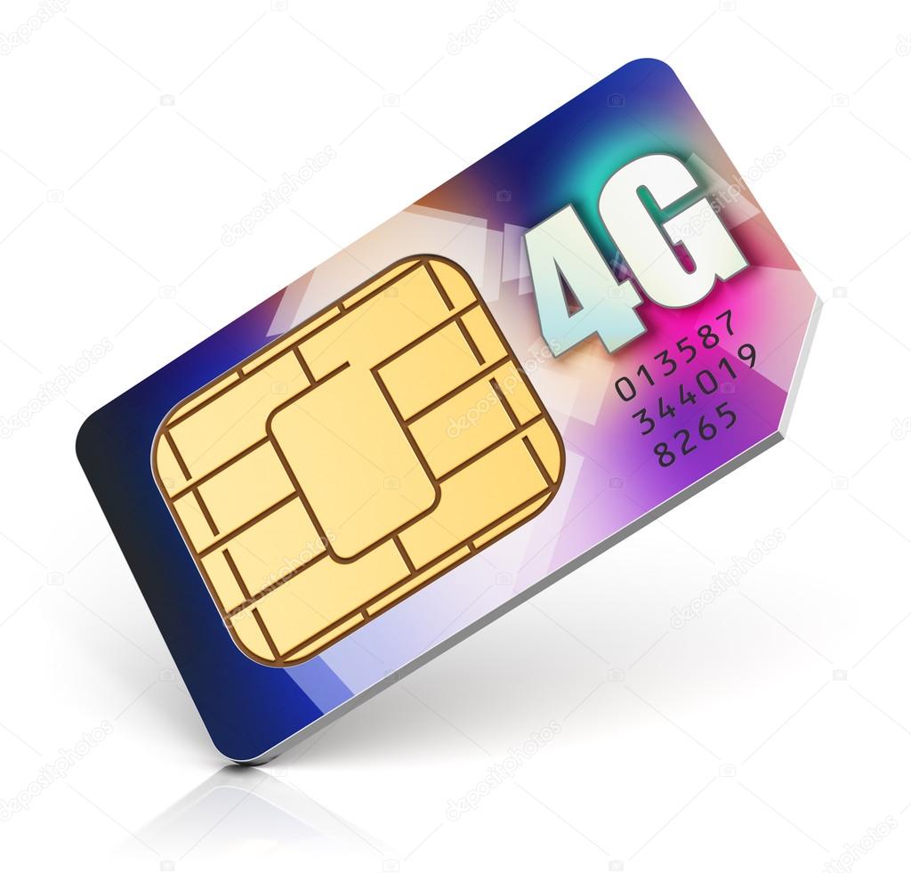 SIM card for 4G enabled operator