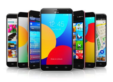modern dokunmatik ekran smartphones topluluğu