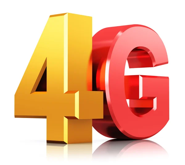 Logo bezdrátovou technologií 4g lte — Stock fotografie