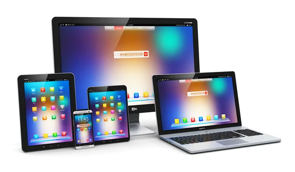 Modern computer devices — Stock Photo, Image