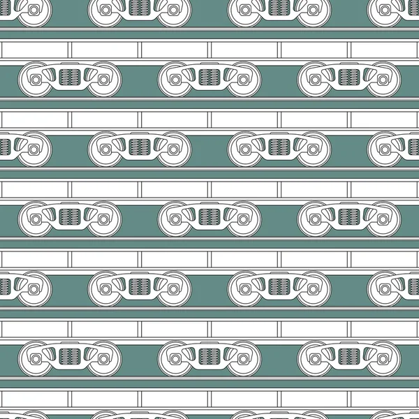 Bogie seamless pattern — Stock Vector