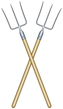 çapraz dirgen simgesi