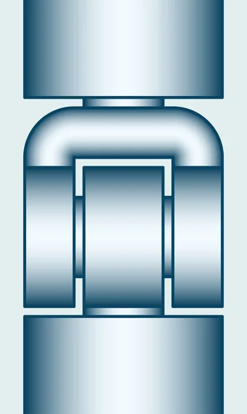 Scharnier joint pictogram — Stockvector