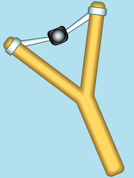 Gabelschleuder-Symbol — Stockvektor