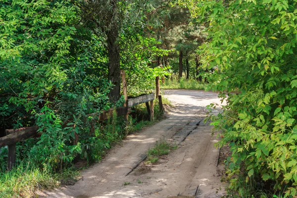 Pequena ponte rural — Fotografia de Stock