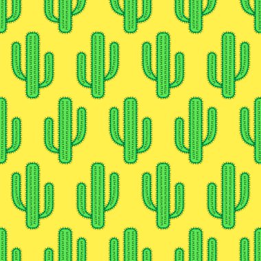 Kaktüs bitki deseni