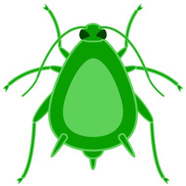 Greenfly böcek simgesini